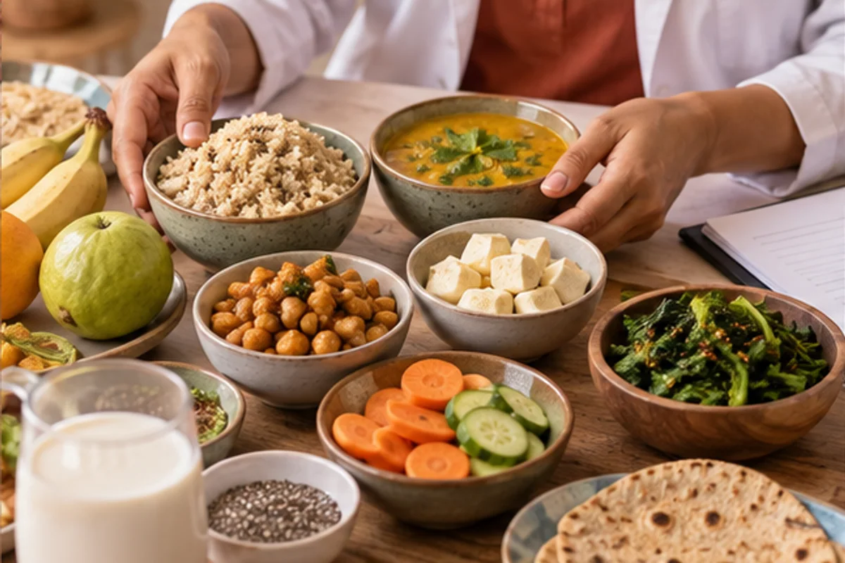 Nutritionally complete Indian food alternatives for a supervised elimination trial