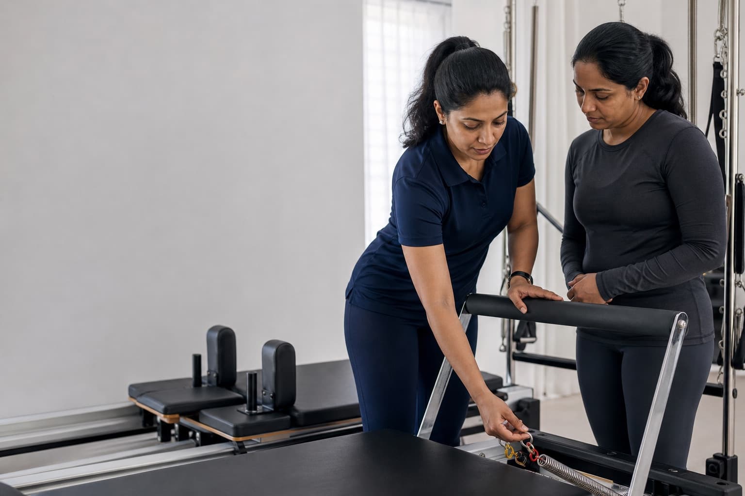 Clinical Pilates assessment at Lyxaa